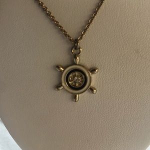 🦋Boat wheel necklace (gold)